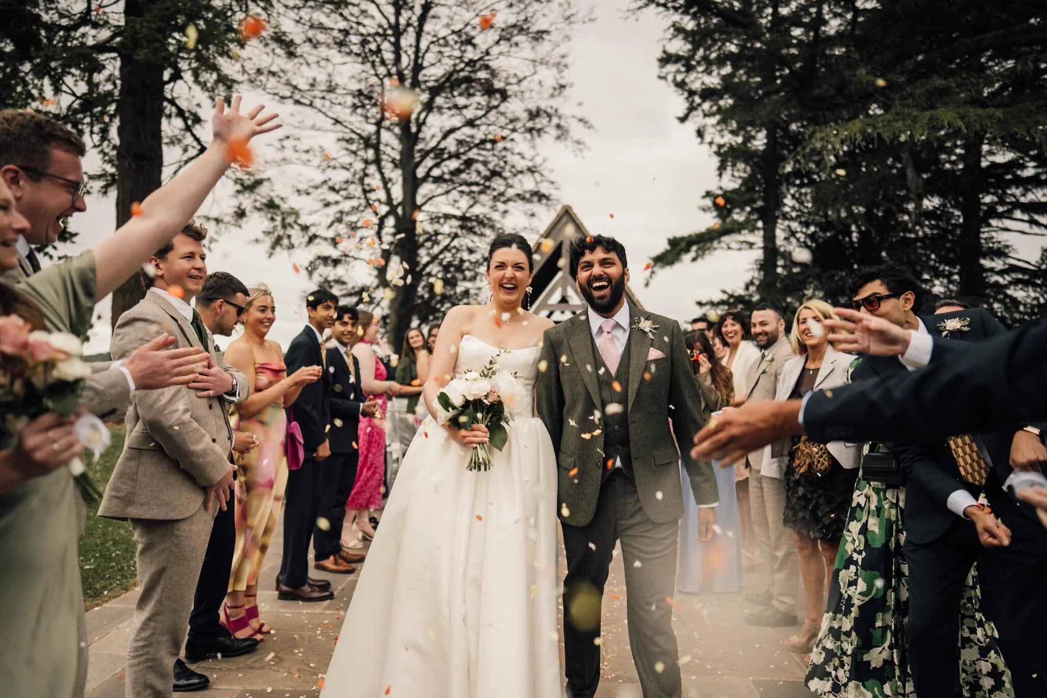 All the smiles and all the love for E+N at @highley_manor_sussex 🖤
Photographer @charlotteamyphotography 
Venue @highley_manor_sussex 
Flowers @into_the_wilderness_floristry 
Hair @savoirfairehairuk 
Dress @jennyyoonyc from @wildflorabridal 
Suit @h