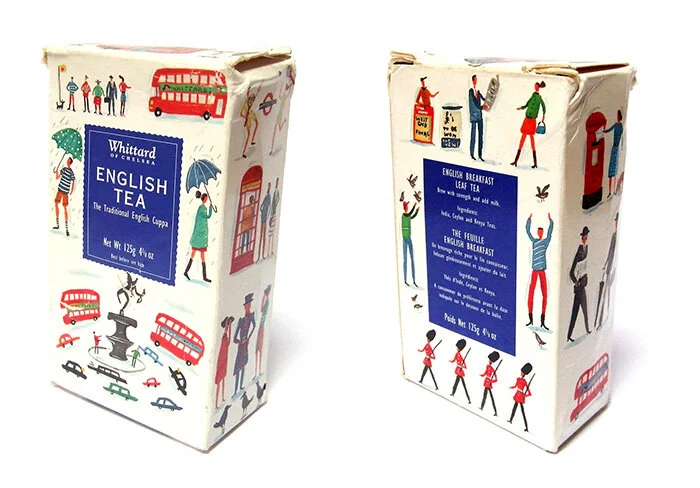 English Tea Packaging for Whittards 