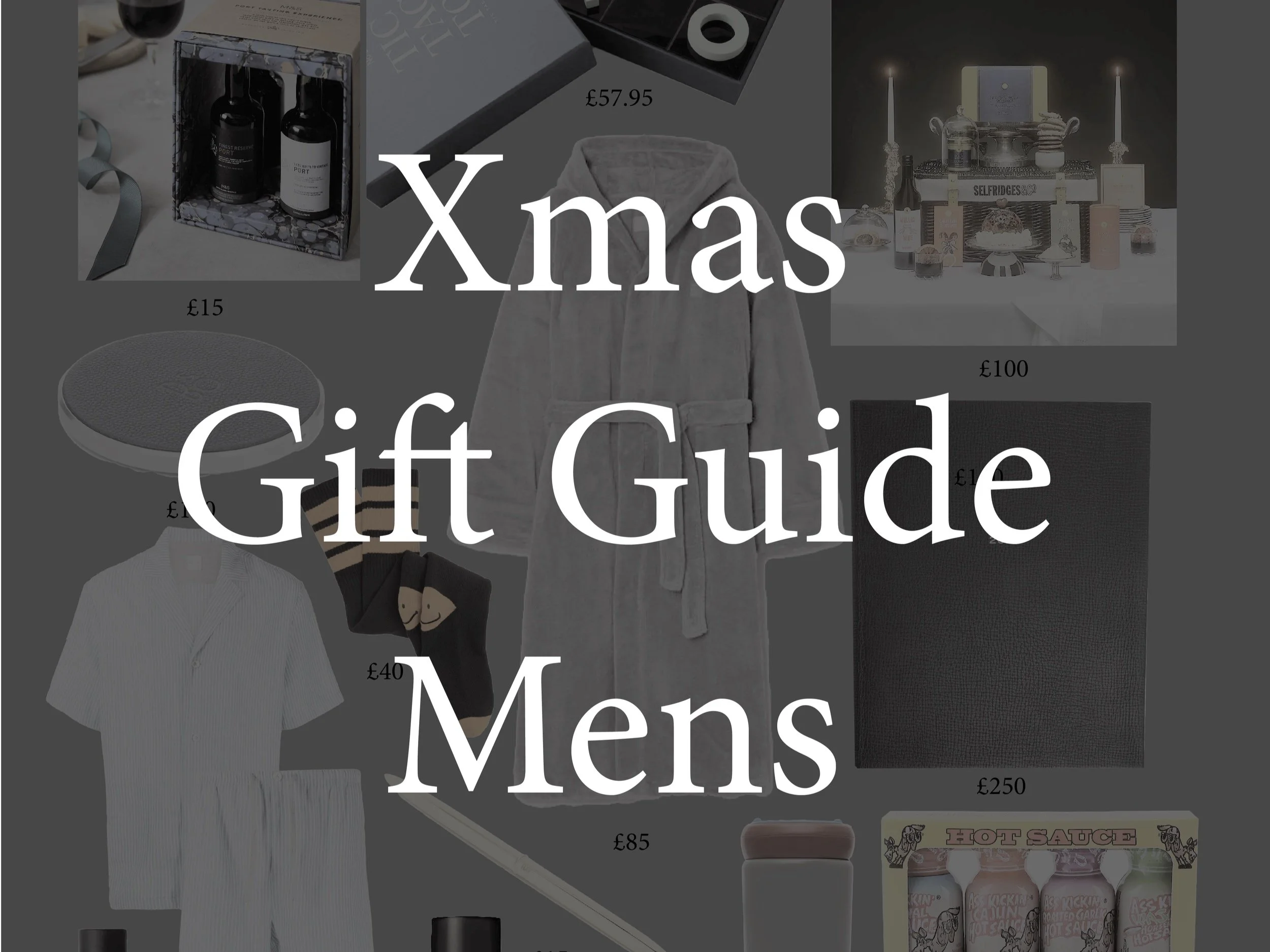 Xmas gift guide - Mens