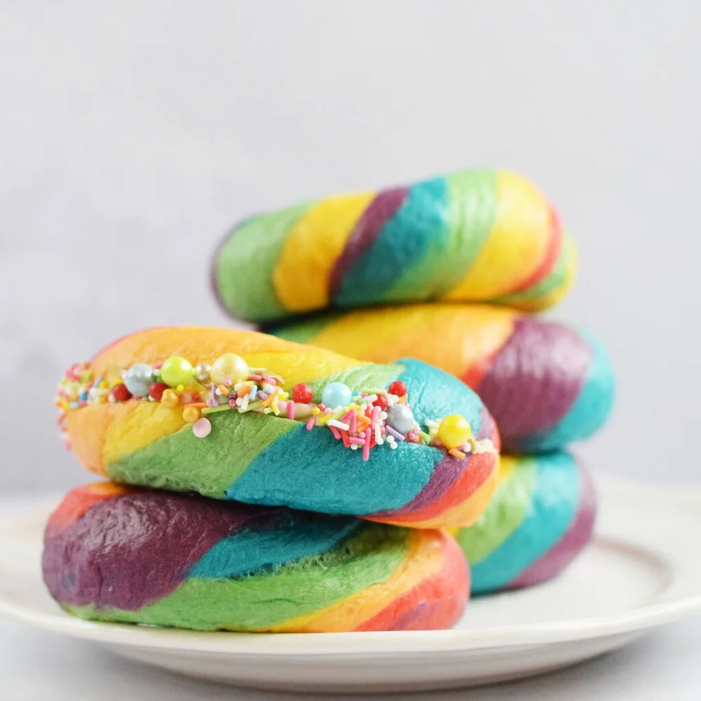 Rainbow bagel kit £20