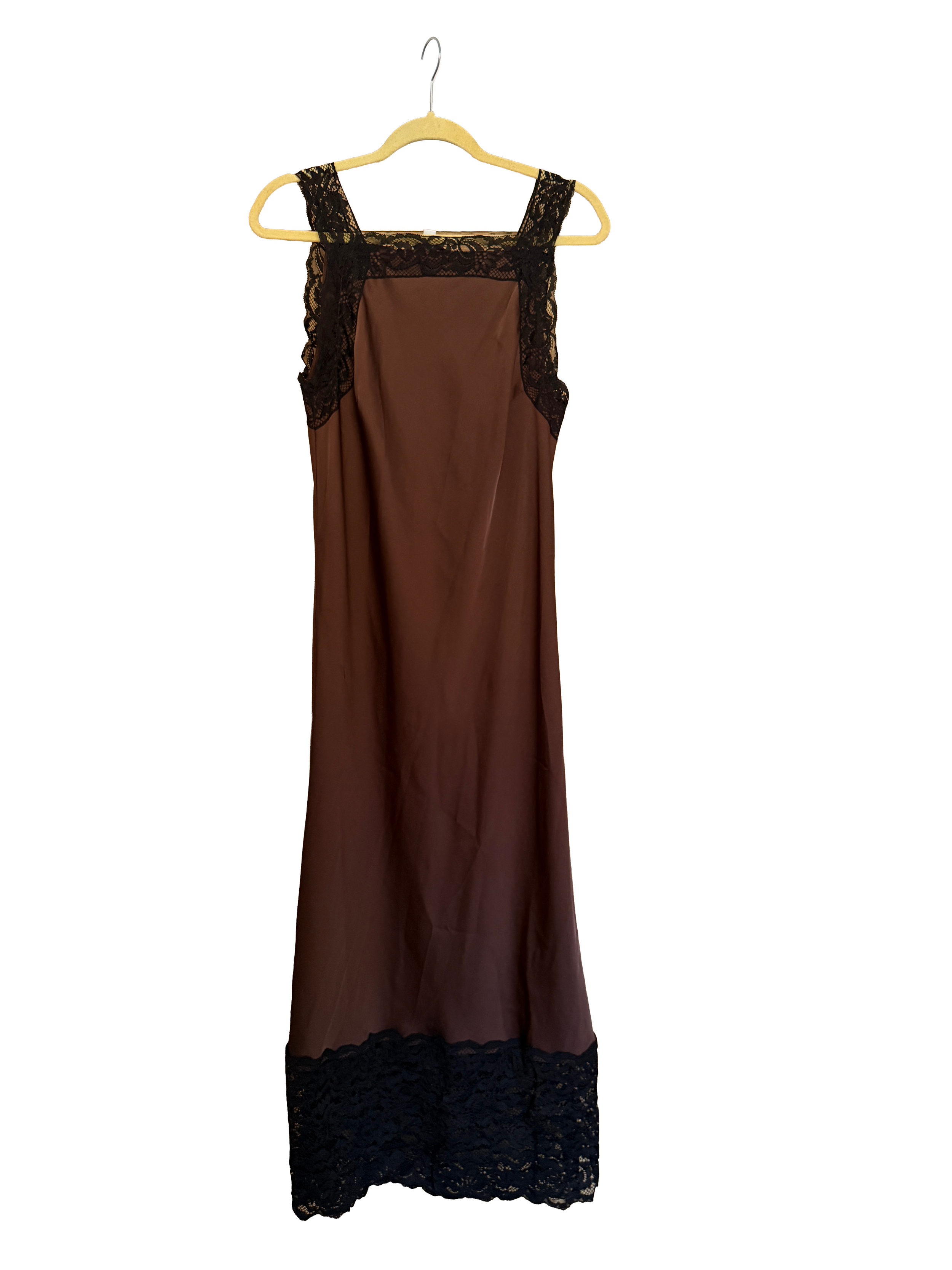 M&S brown satin dress front.png