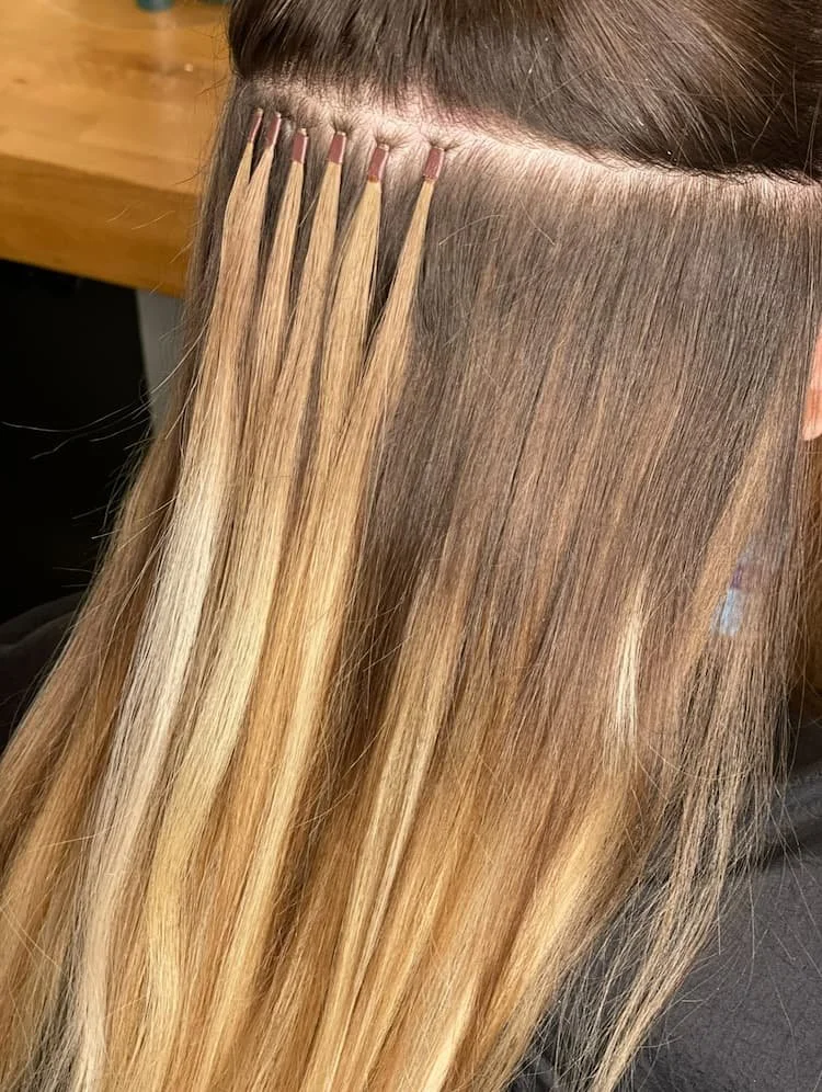nano bond extensions closeup