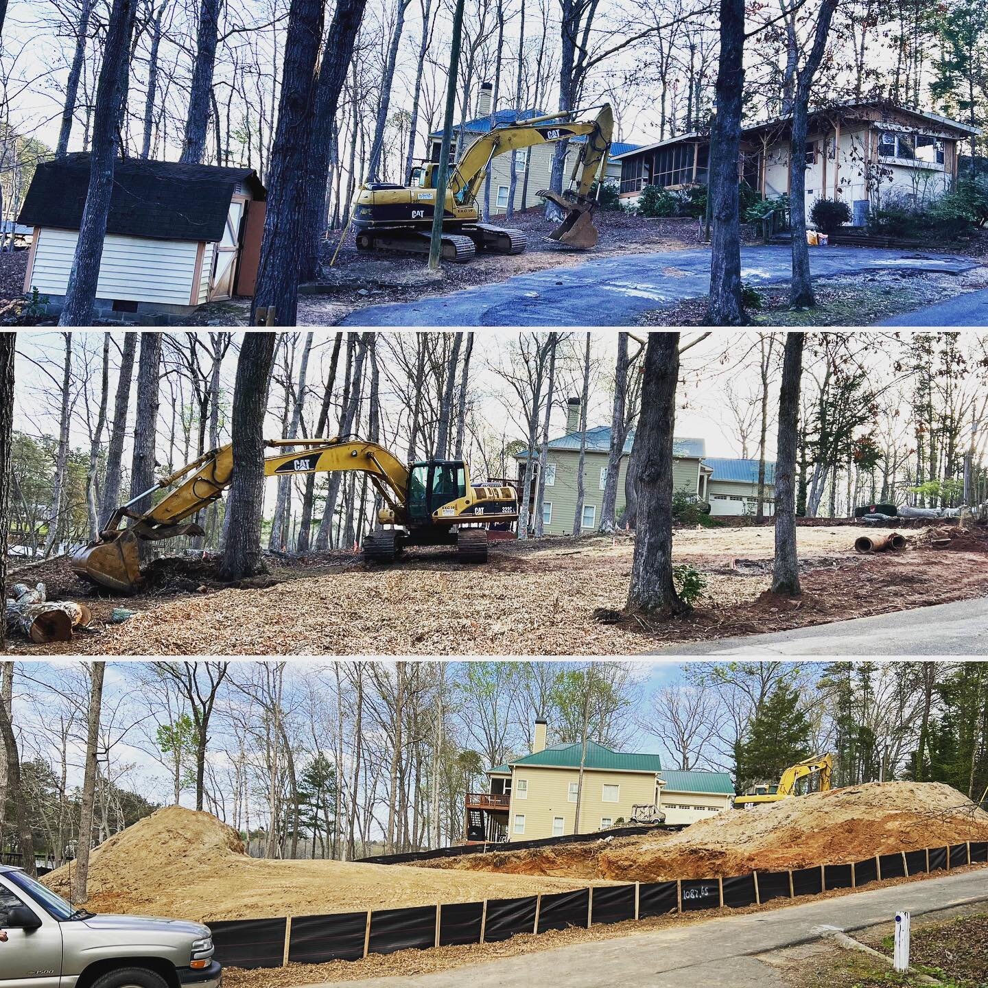 Before
⬇️
During 
⬇️
After!

We sincerely appreciate the opportunity to transform this property. Excited to see this client&rsquo;s new build moving forward!