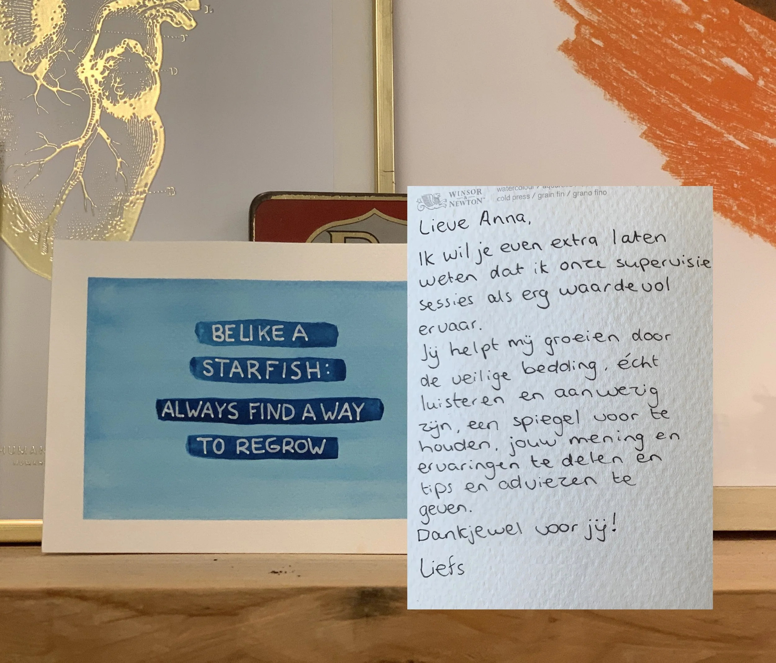 Pinterest plank met Be like a starfish.JPG