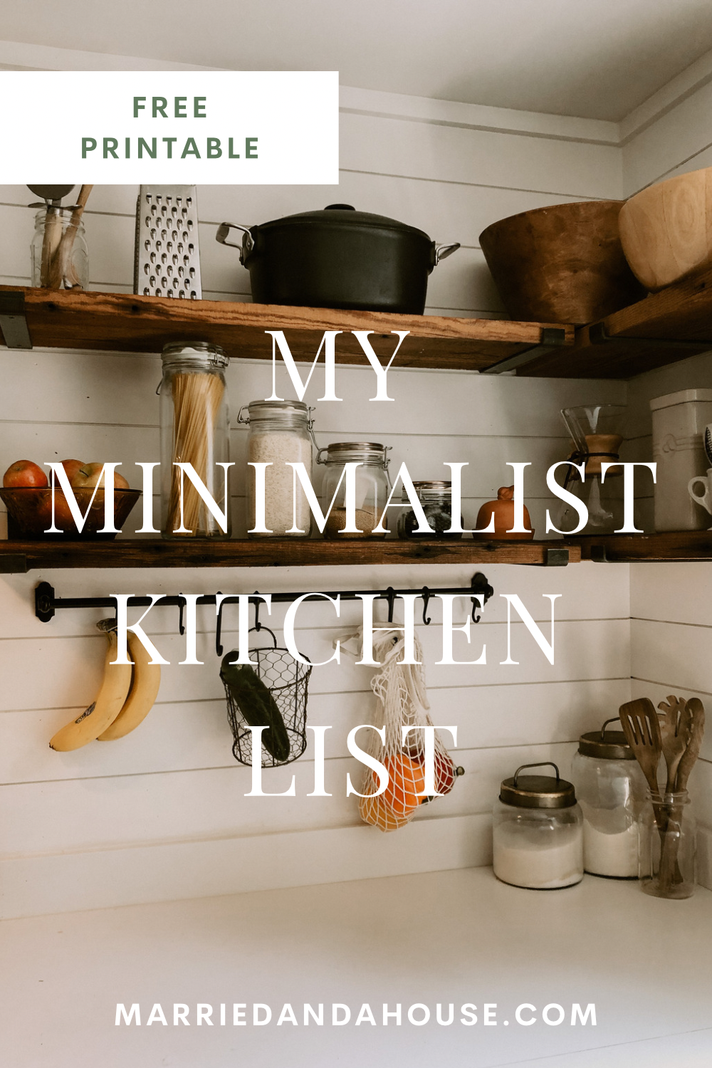 My Minimalist Kitchen — Married & a House | A Catholic Blog for ...