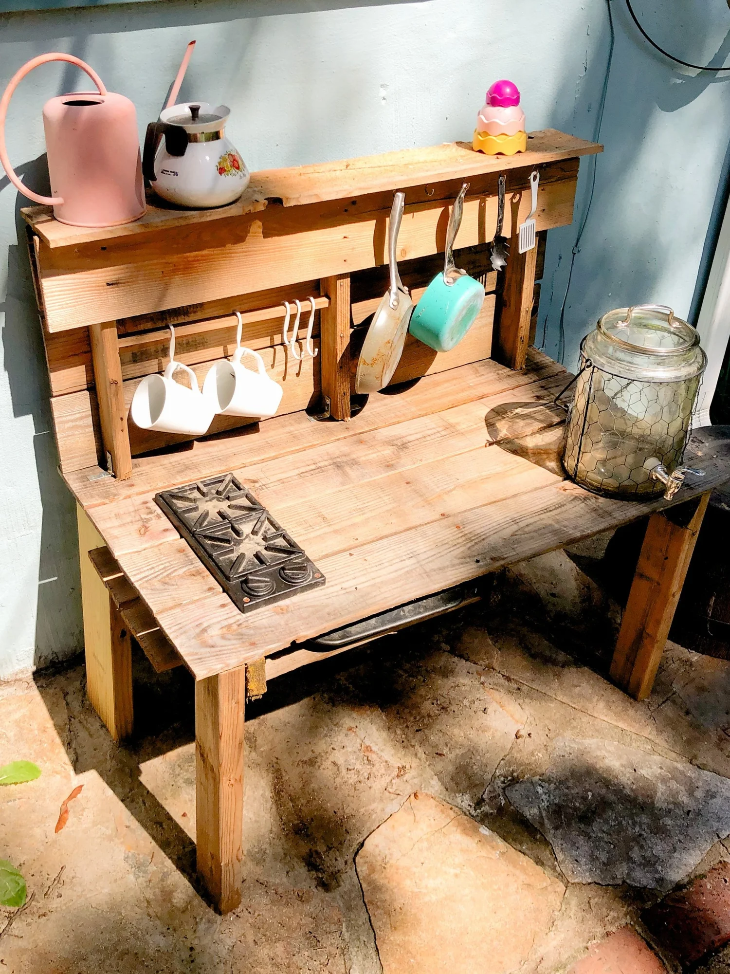 How to Make a Mud Kitchen — Married & a House | A Catholic Blog for ...