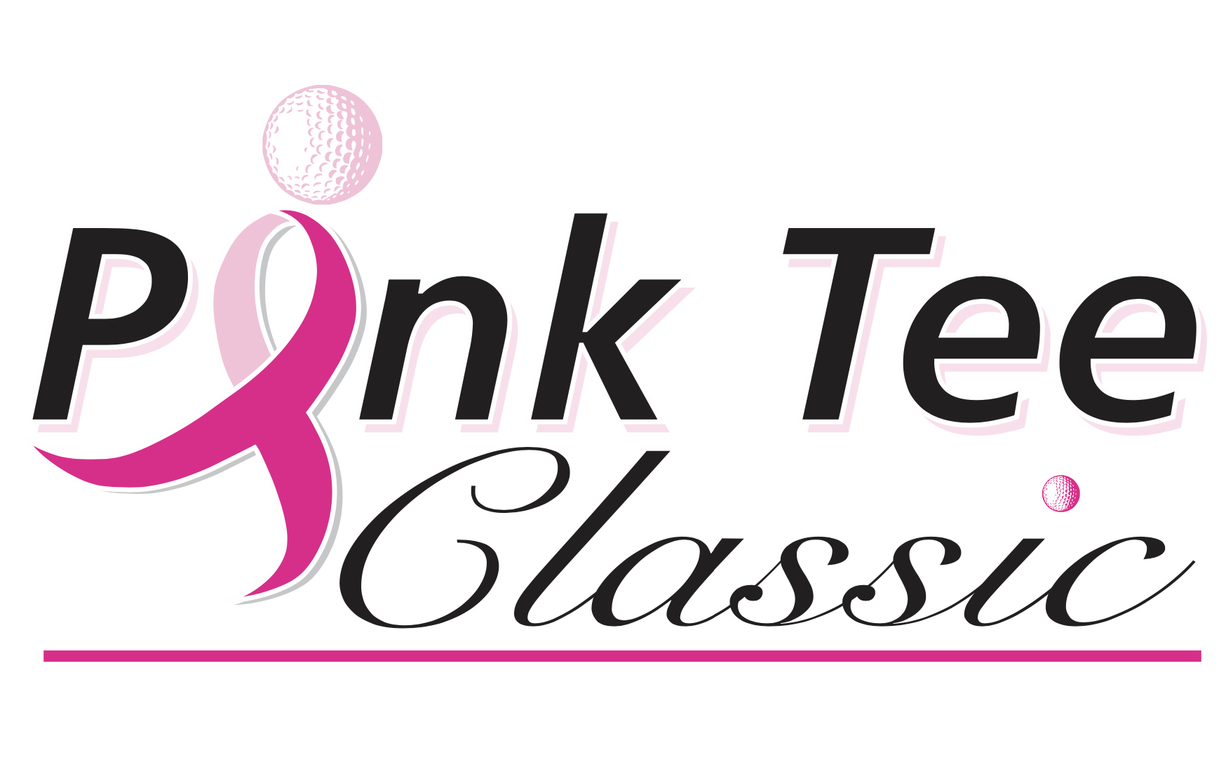A logo for an annual breast cancer benefit golf tournament.