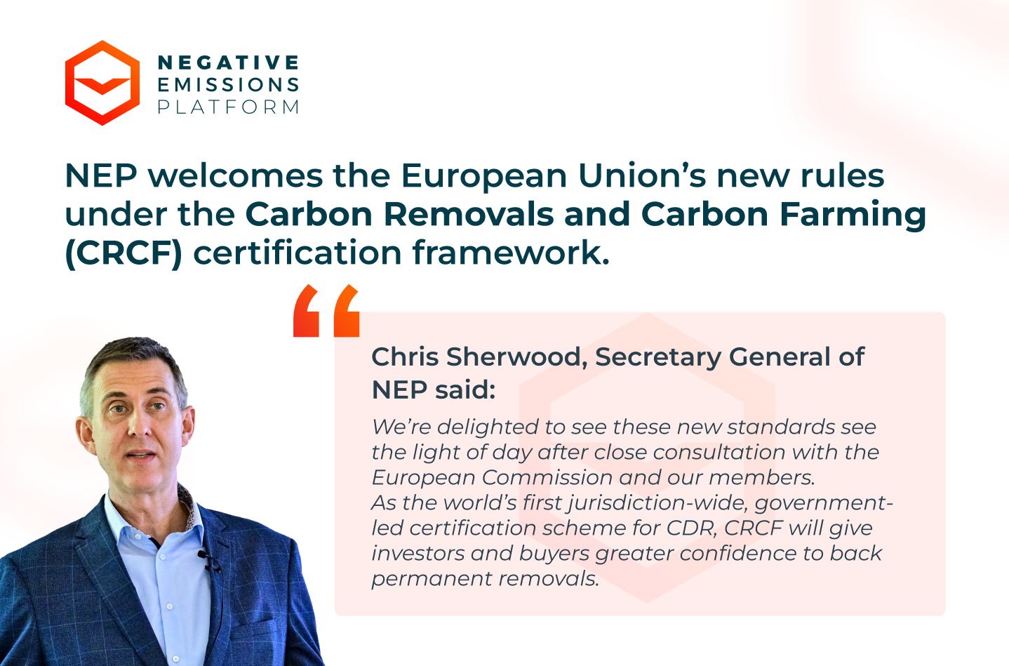 Europe sets the bar for permanent carbon removals with new CRCF standards