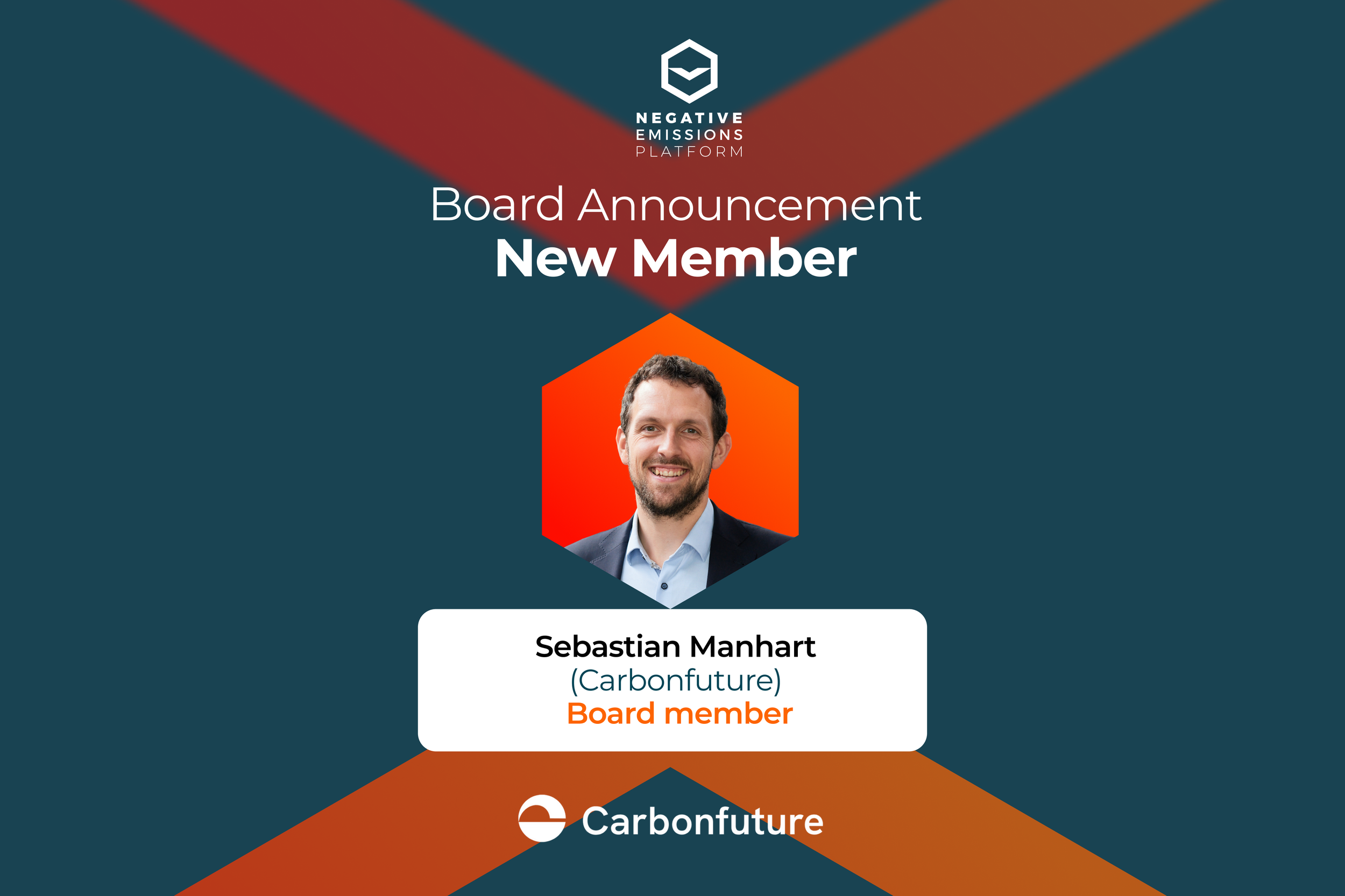 Sebastian Manhart joins the Negative Emissions Platform Board