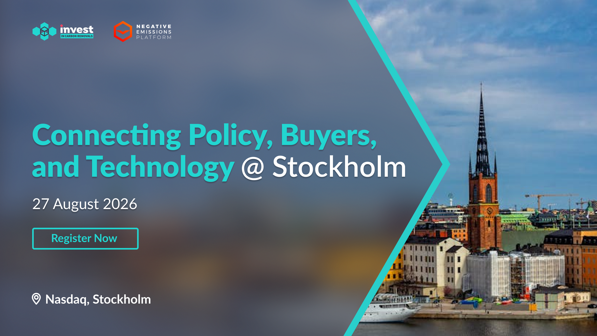Connecting Policy, Buyers, and Technology&nbsp;@ Stockholm