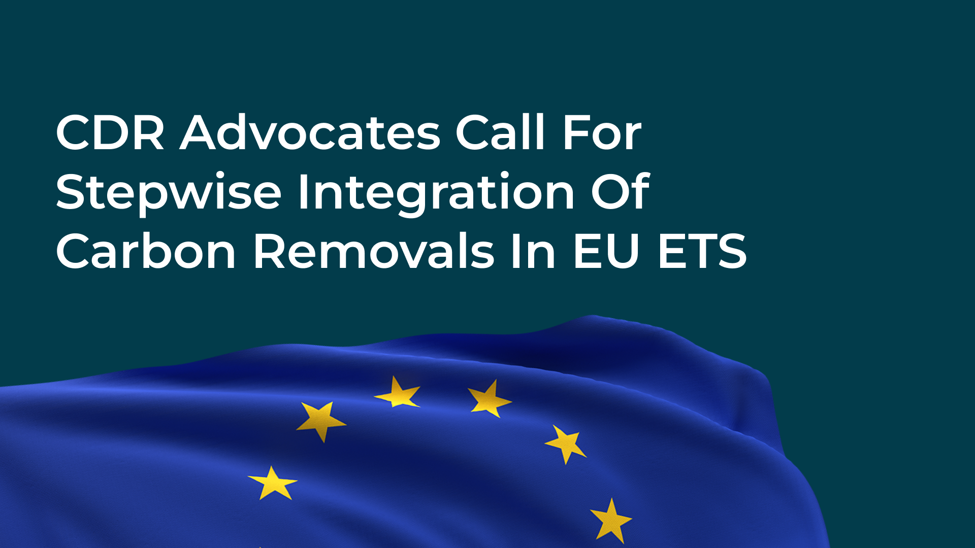 CDR advocates call for stepwise integration of carbon removals in EU ETS