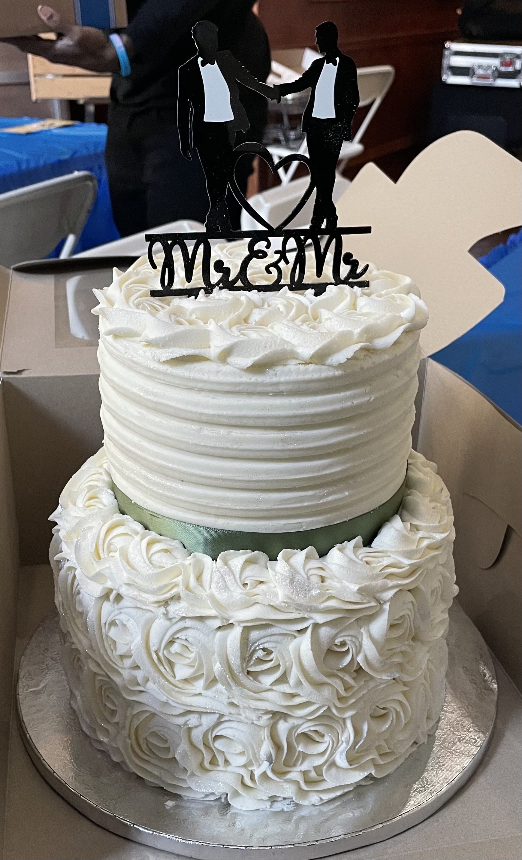Mr & Mr Wedding Cake