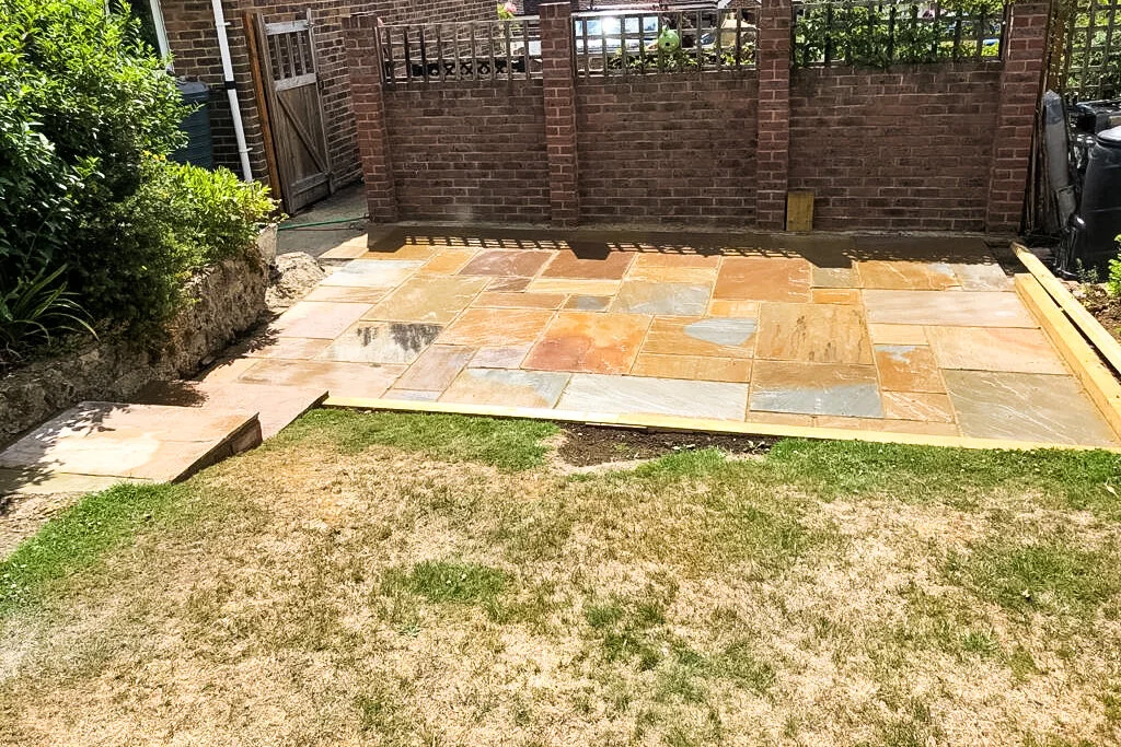 Newly paved versatile outside space