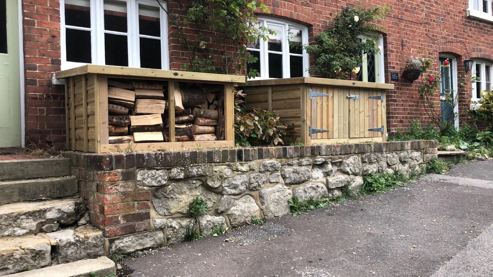 Log and storage boxes