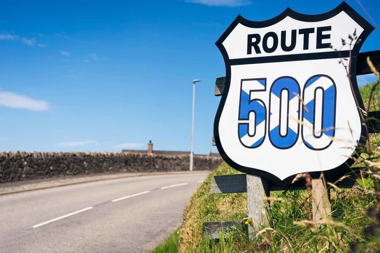 A North Coast 500 road sign