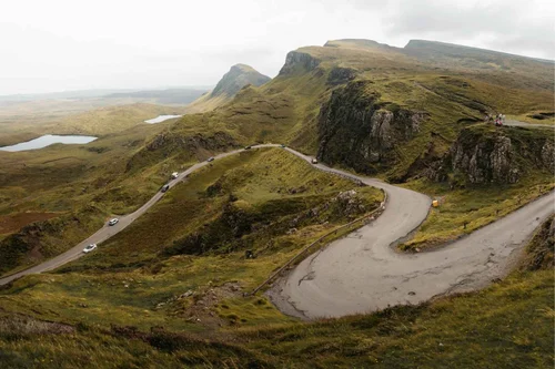 The Quiraing landslip on the Trotternish peninsula, Isle of Skye
