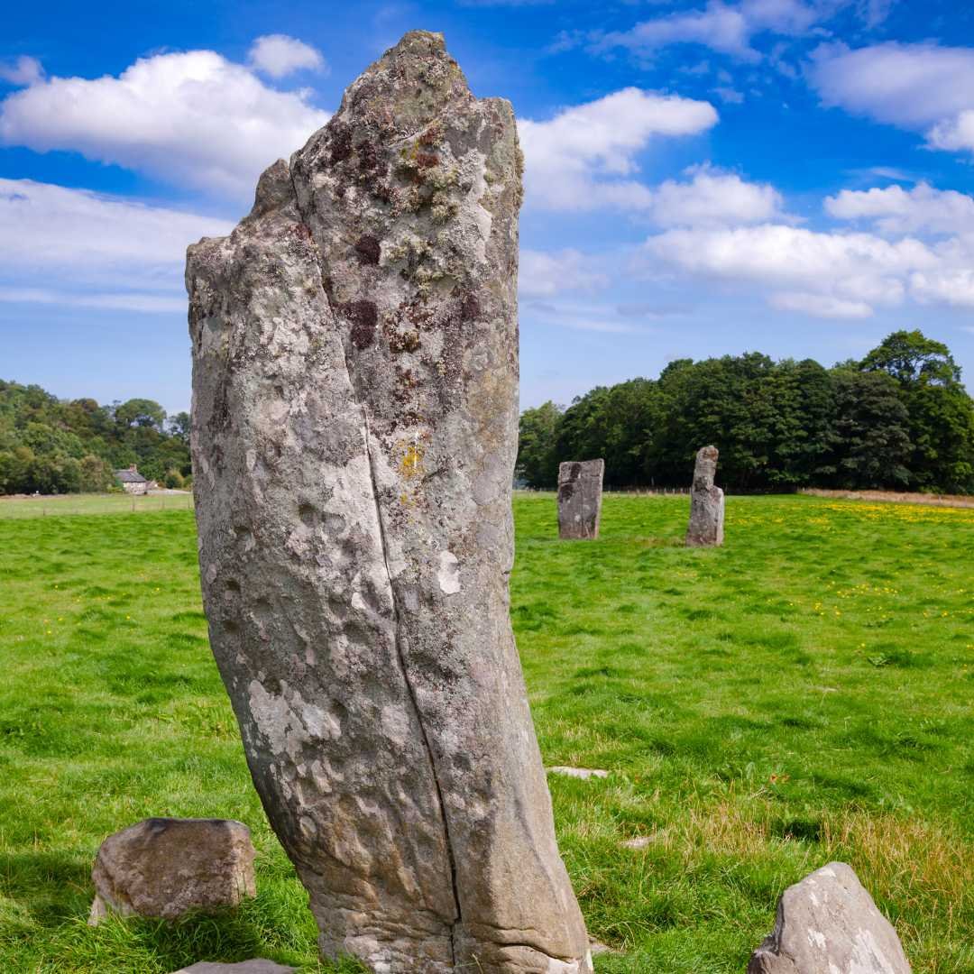 Standing Stones in Kilmartin Glen during a 4 day tour to Isle of Mull