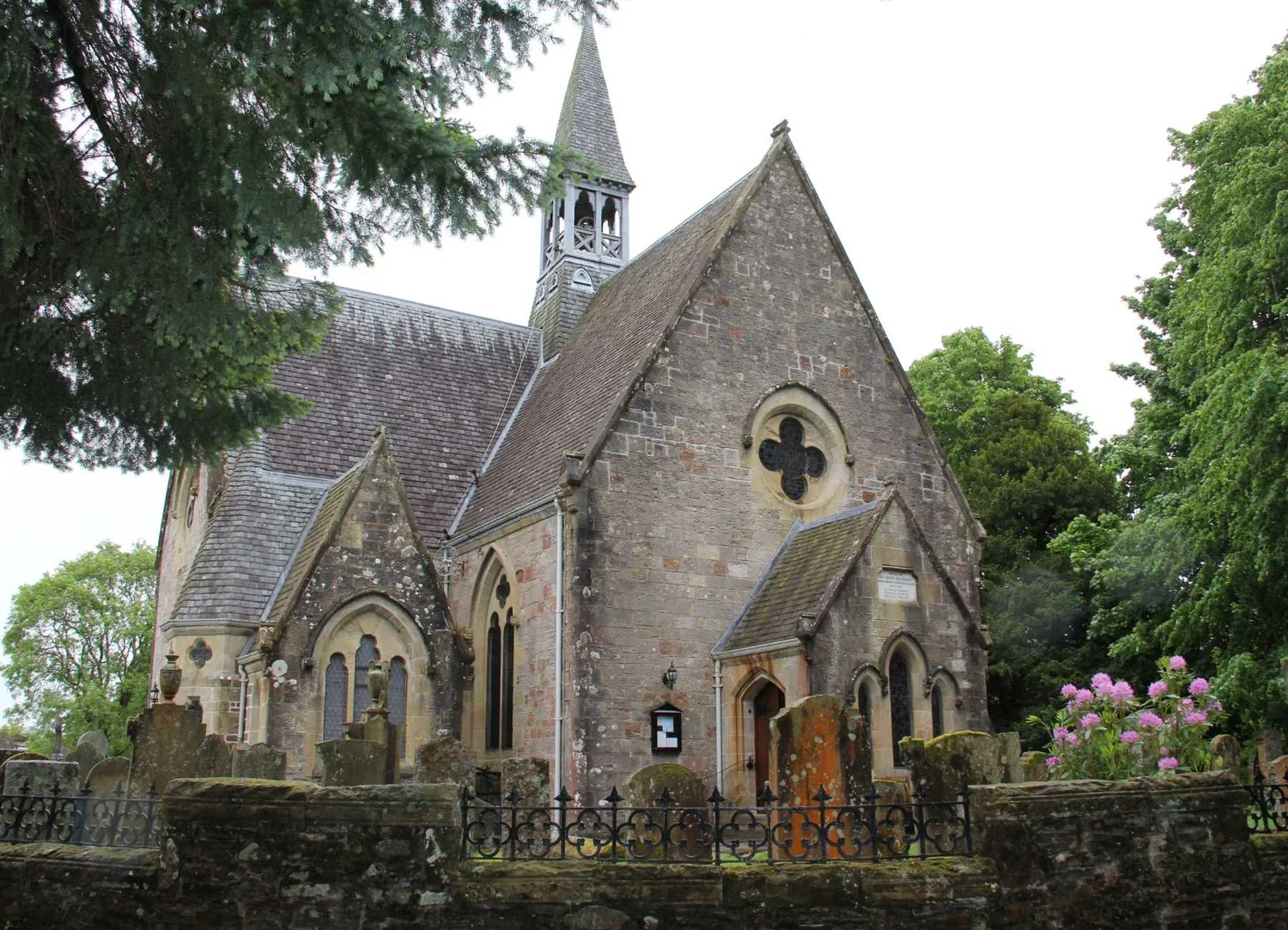 Luss Parish Church beside Loch Lomond