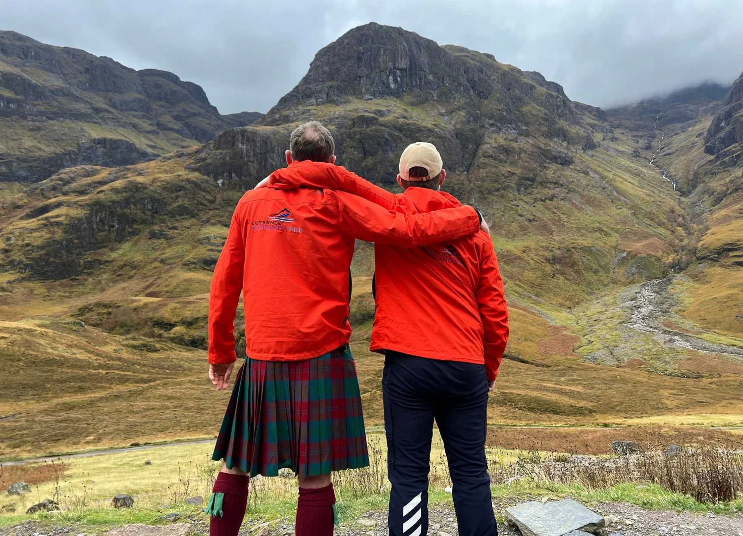 Mountains and landscape of Glencoe in Scotland