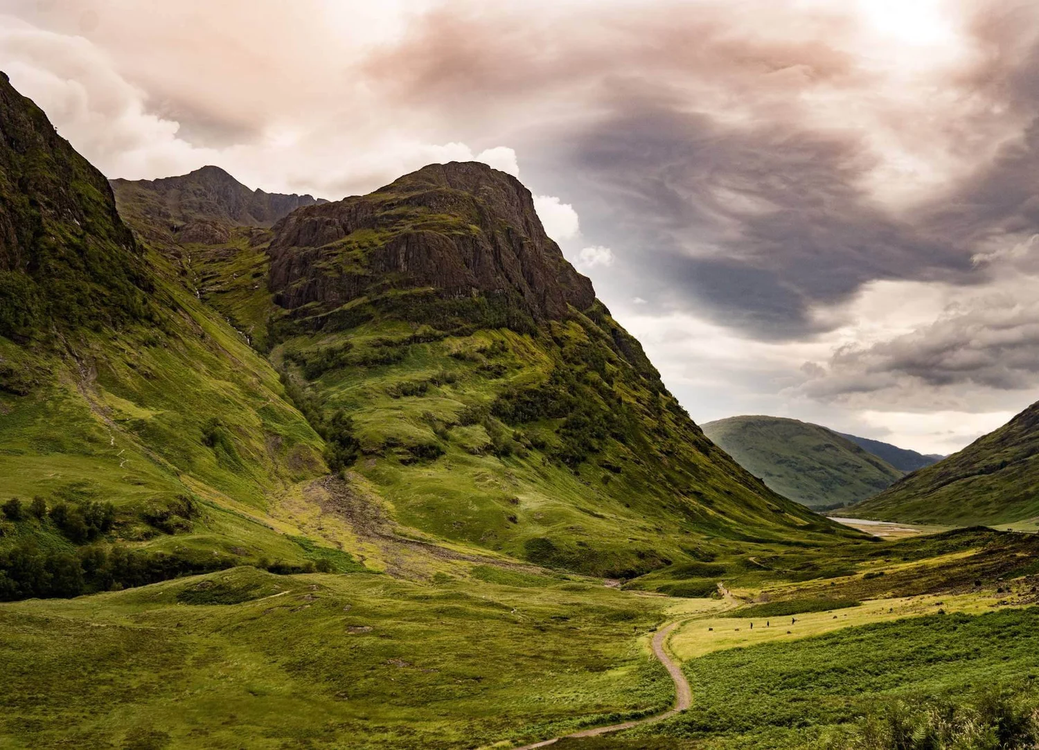 Mountain scenery in Glencoe