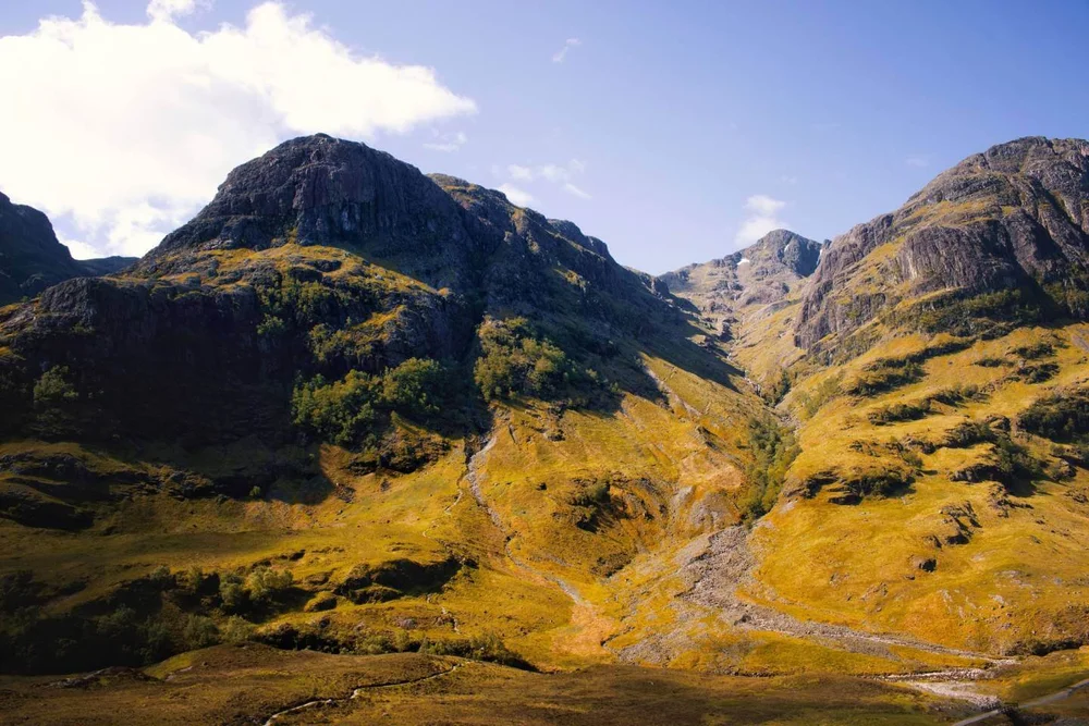 Mountain scenery in the Scottish Highlands
