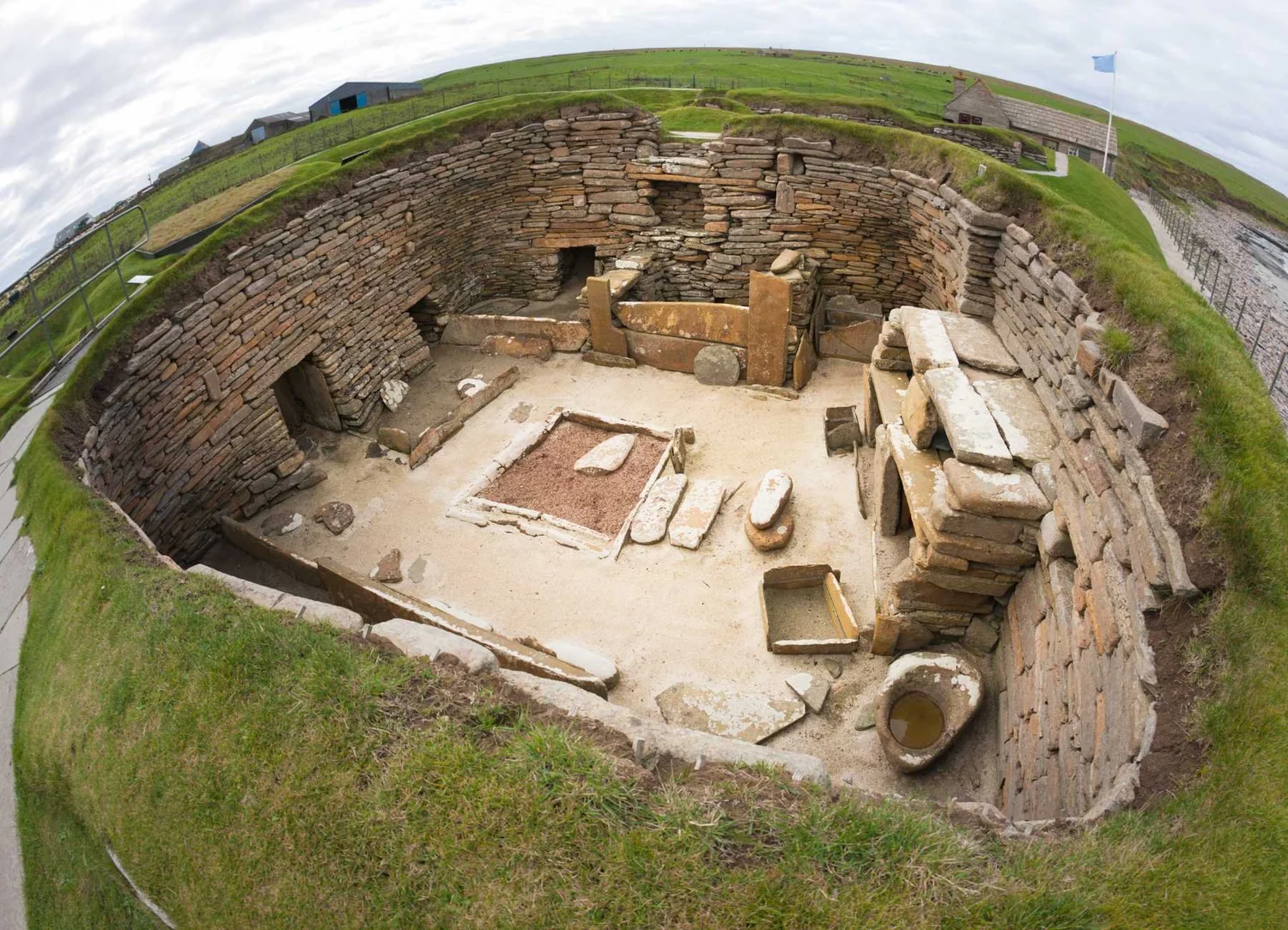 Skara Brae on the Orkney Islands