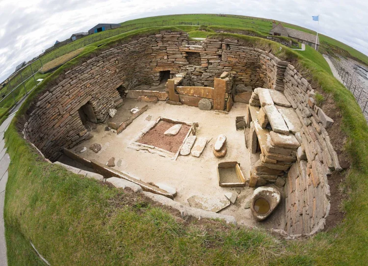 Skara Brae on the Orkney Islands