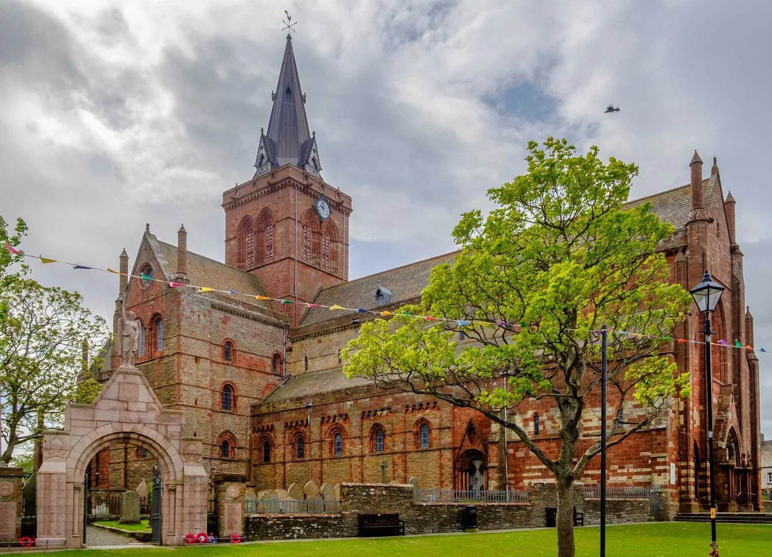 St Magnus Cathedral in Kirkwall on Orkney