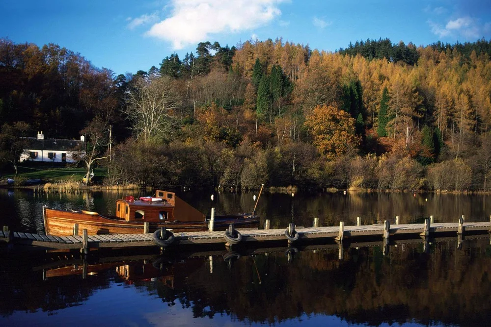 Loch Lomond near Balmaha in autumn