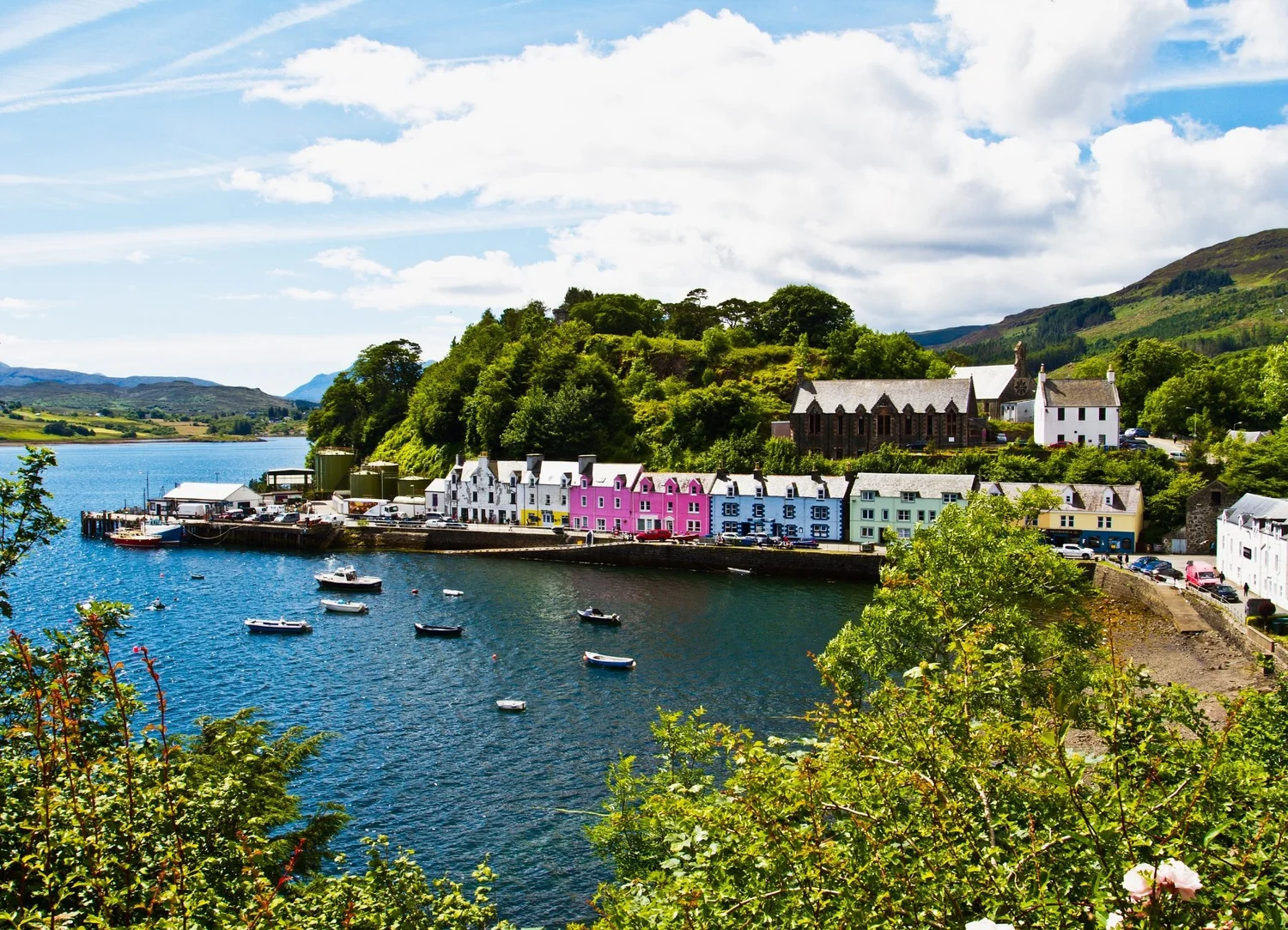 Colourful Portree on the Isle of Skye