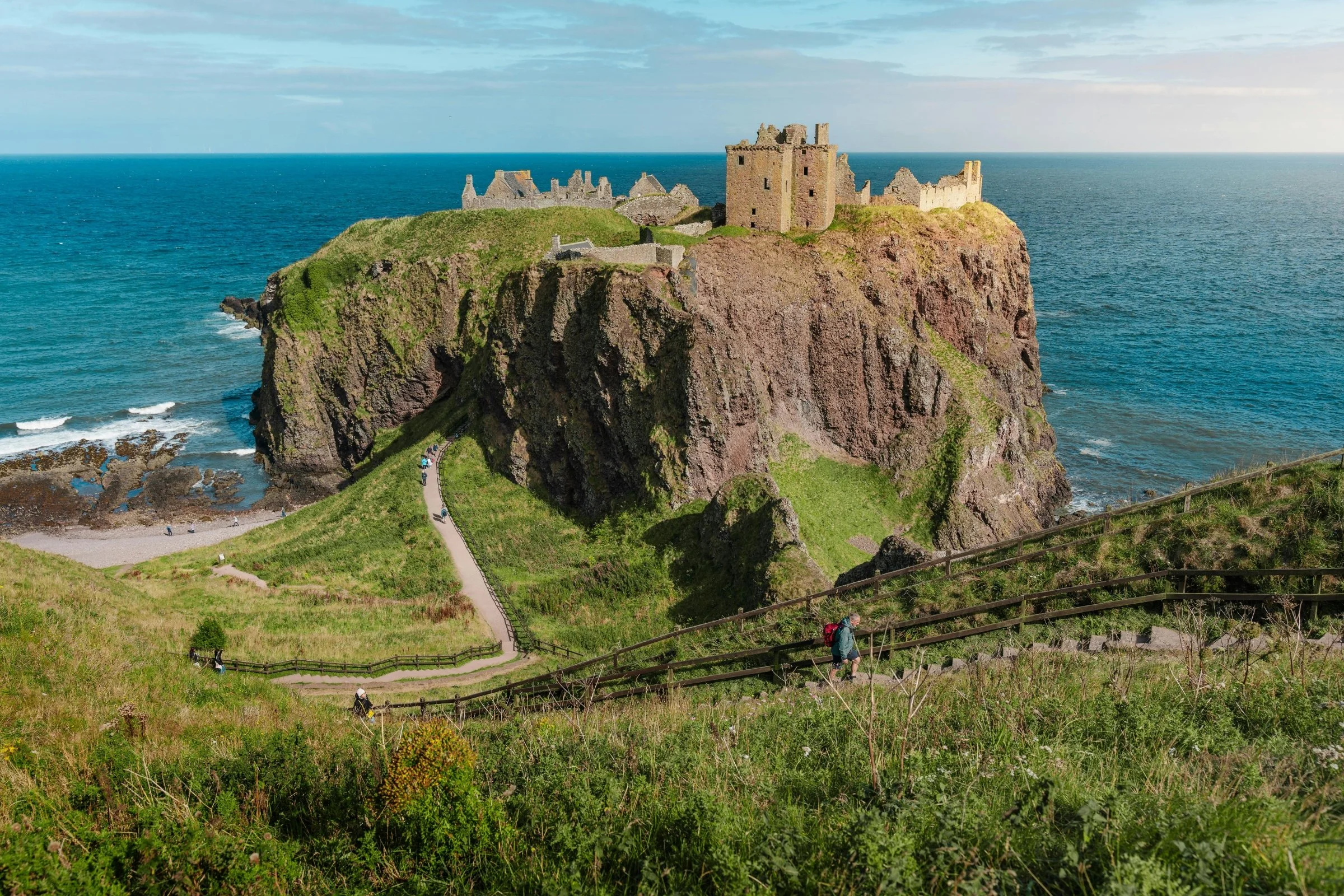 Dunnottar Castle on Scotland's east coast