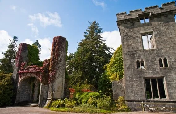 The ruins of Armadale Castle on the Isle of Skye