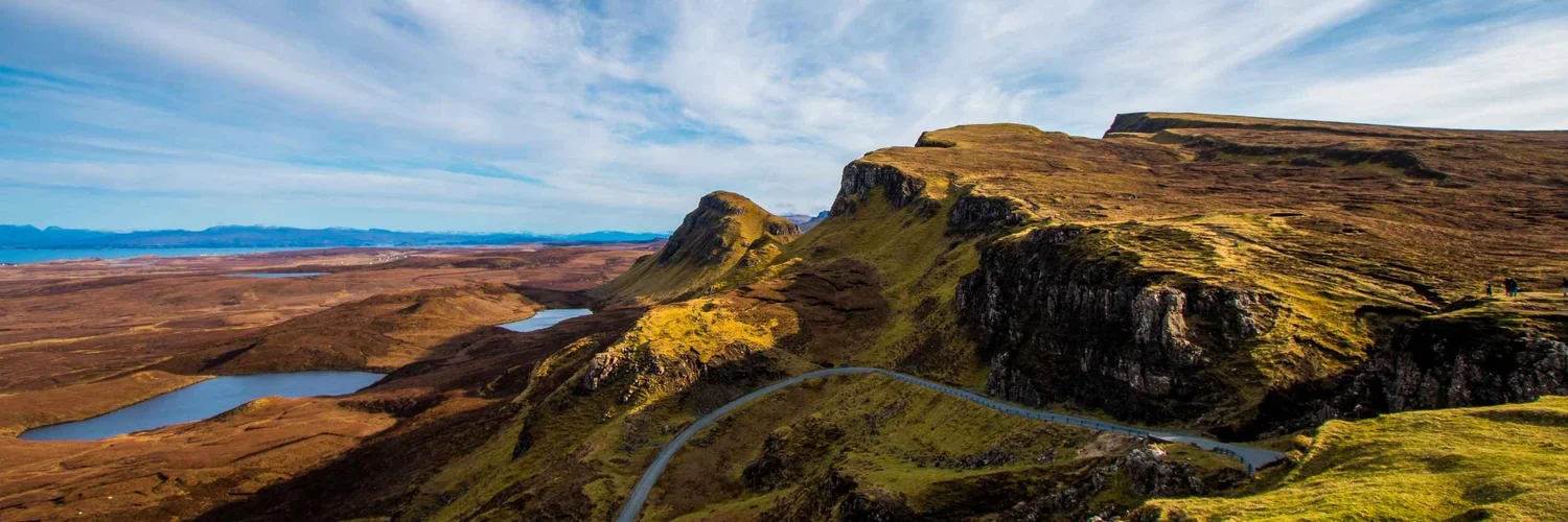 Dramatic landscape on the Isle of Skye