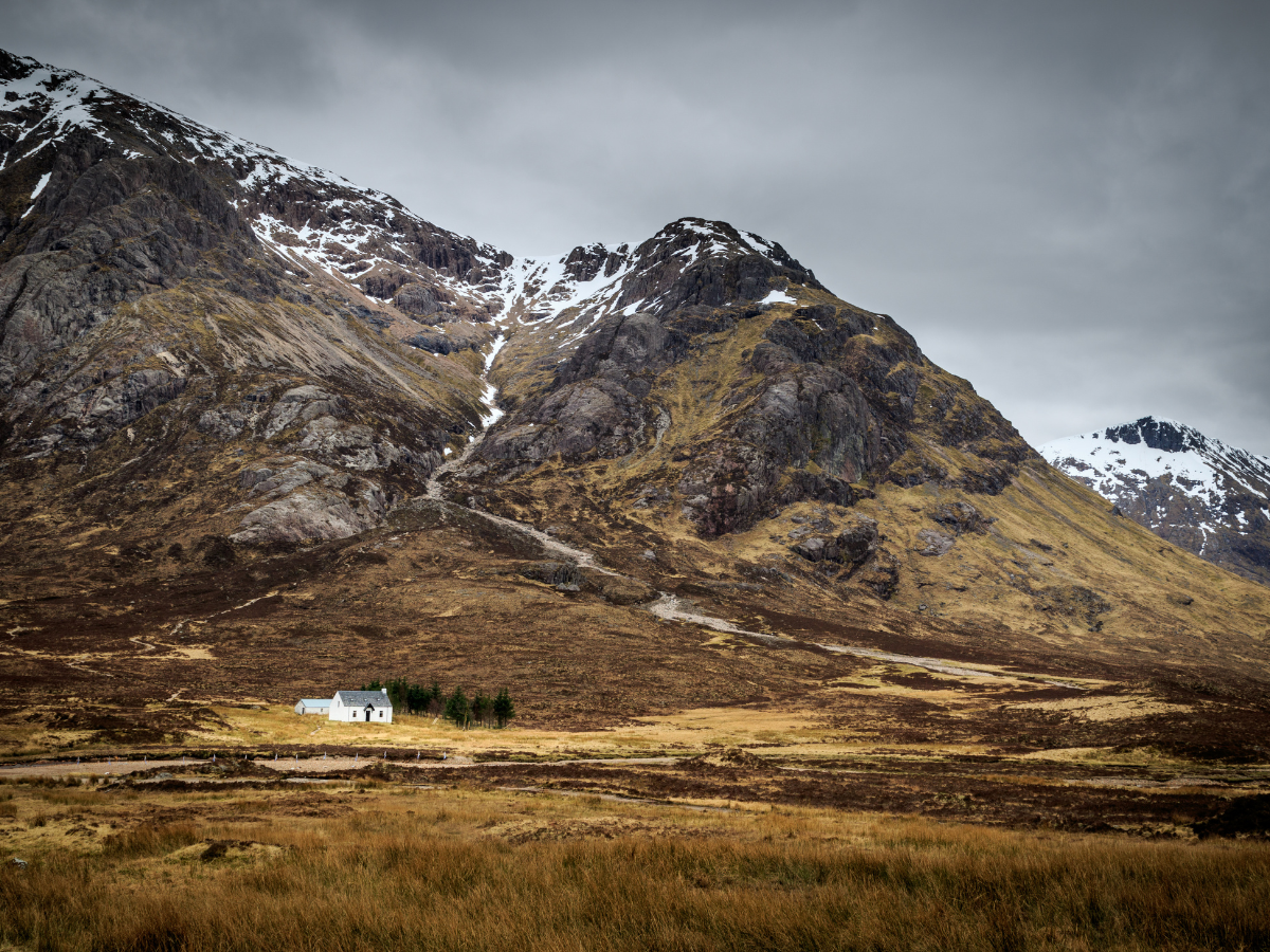 Mountain landscape in Glencoe