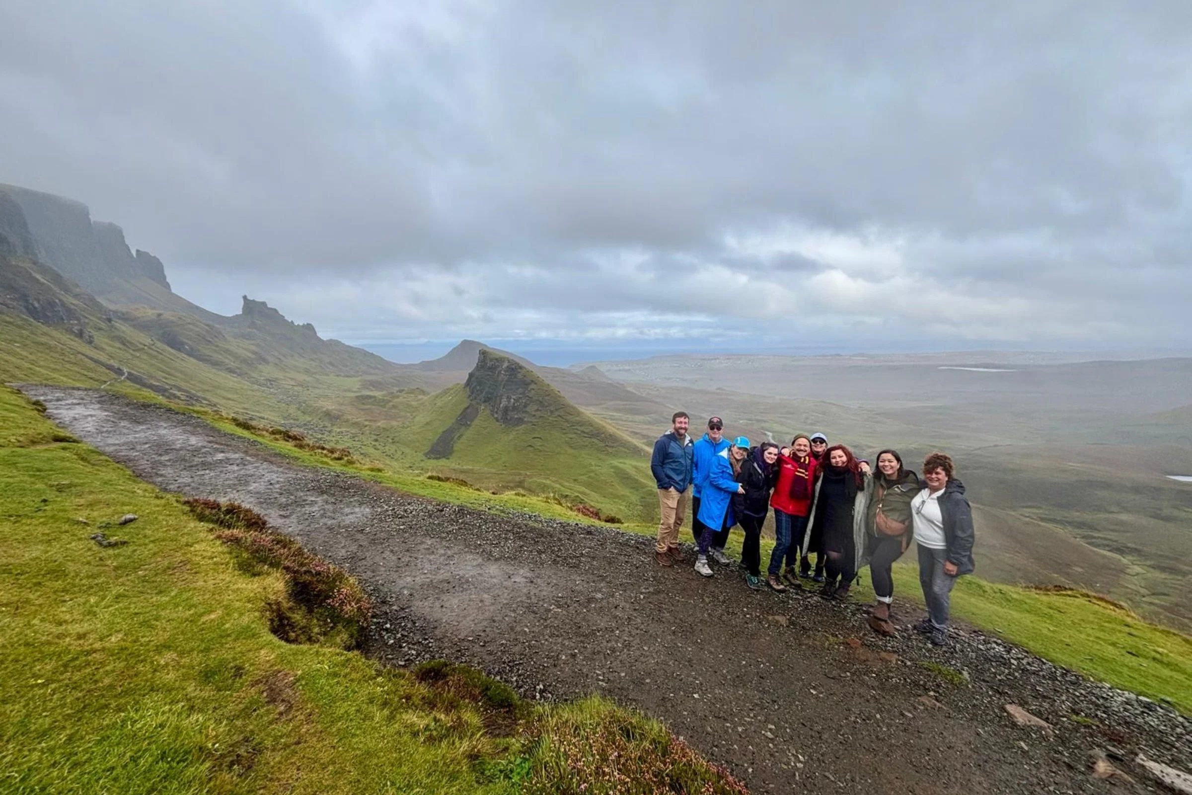 Small Scotland’s Wild group at the Quiraing on the Isle of Skye