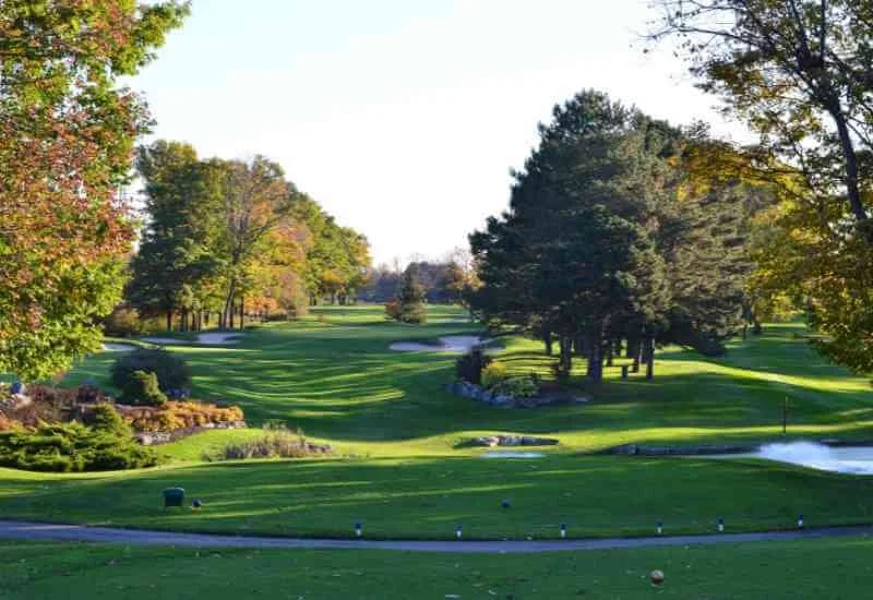 Golf course landscape representing East Lothian