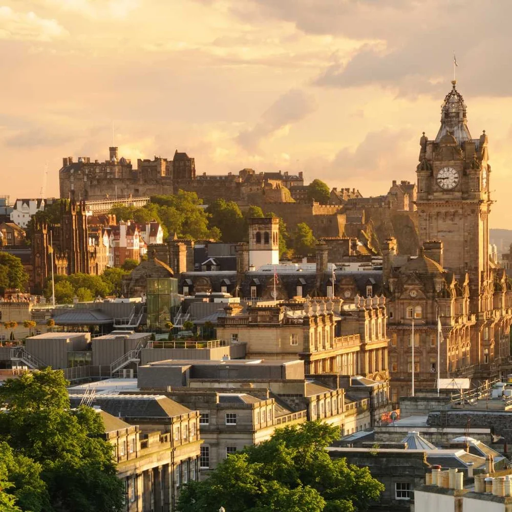 Historic Edinburgh city centre
