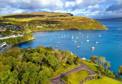 Portree harbour on the Isle of Skye