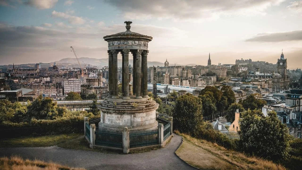 Edinburgh skyline viewed from Calton Hill
