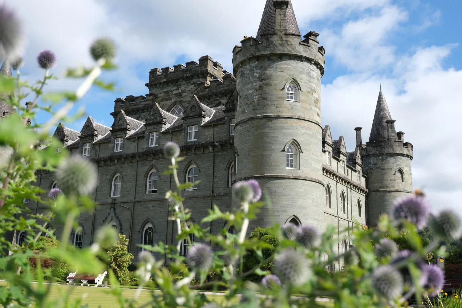 Inveraray Castle on Scotland's west coast