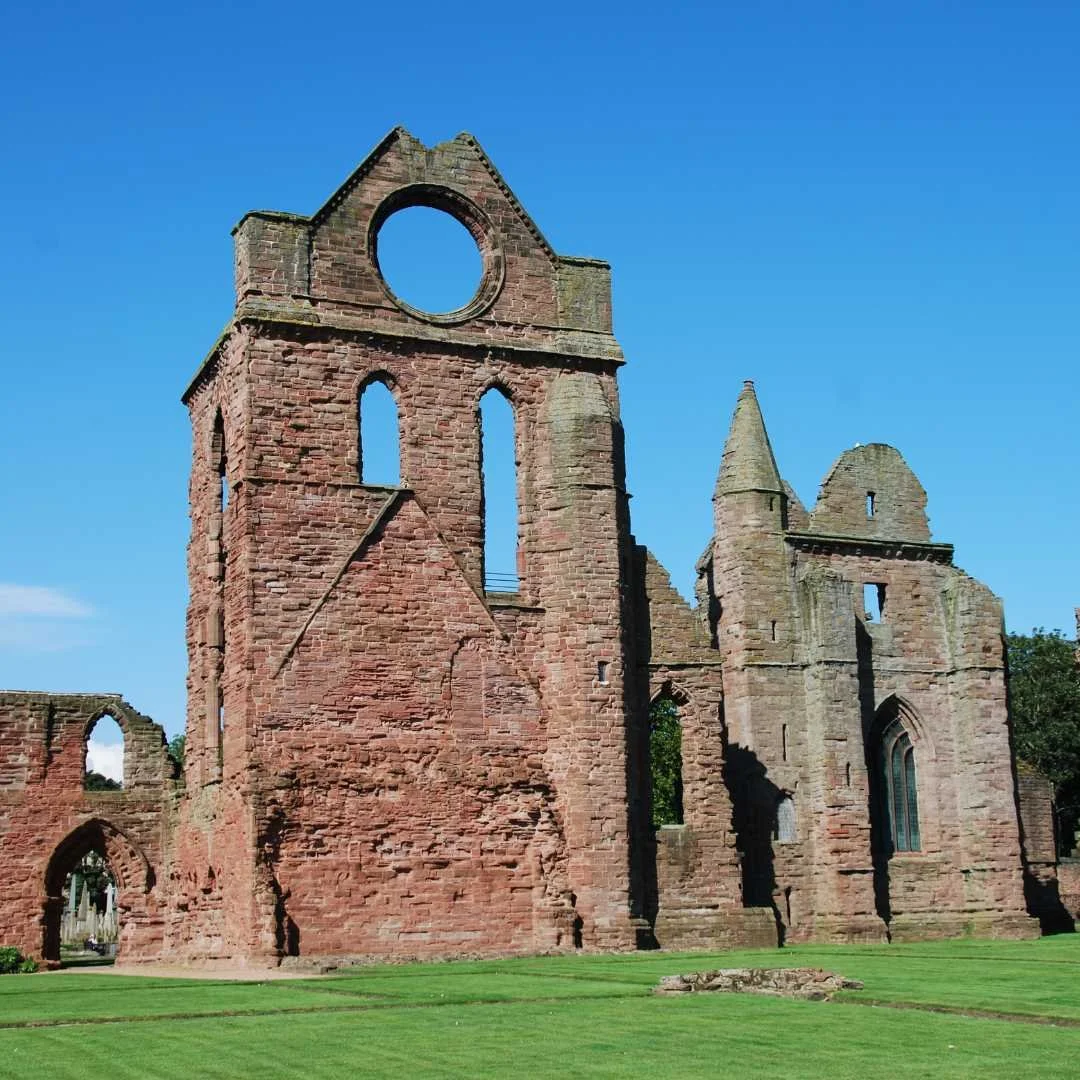 Arbroath Abbey, historical sites in Scotland
