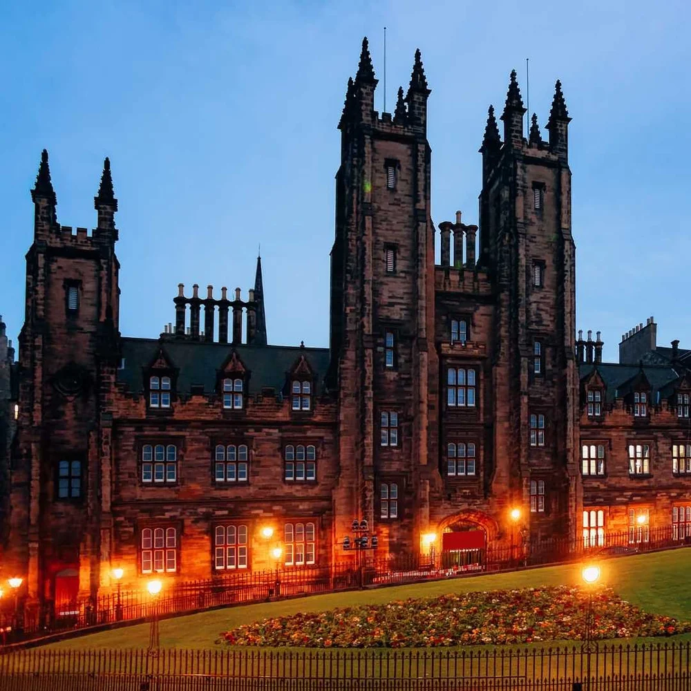 Historic architecture in central Edinburgh