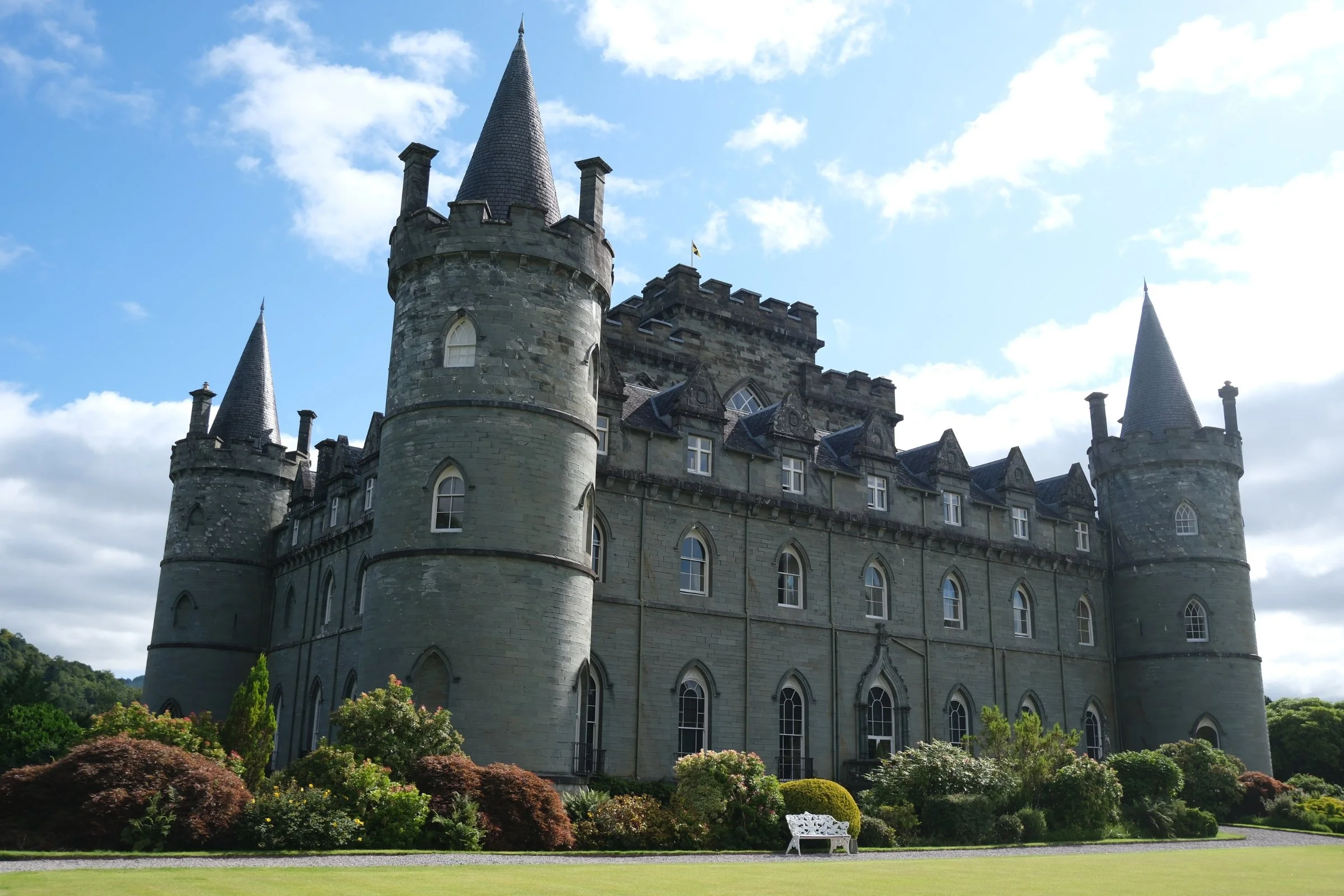 Inveraray Castle in the Scottish Highlands