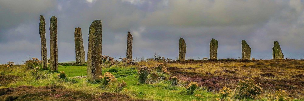 The Ring of Brodgar standing stones in Orkney
