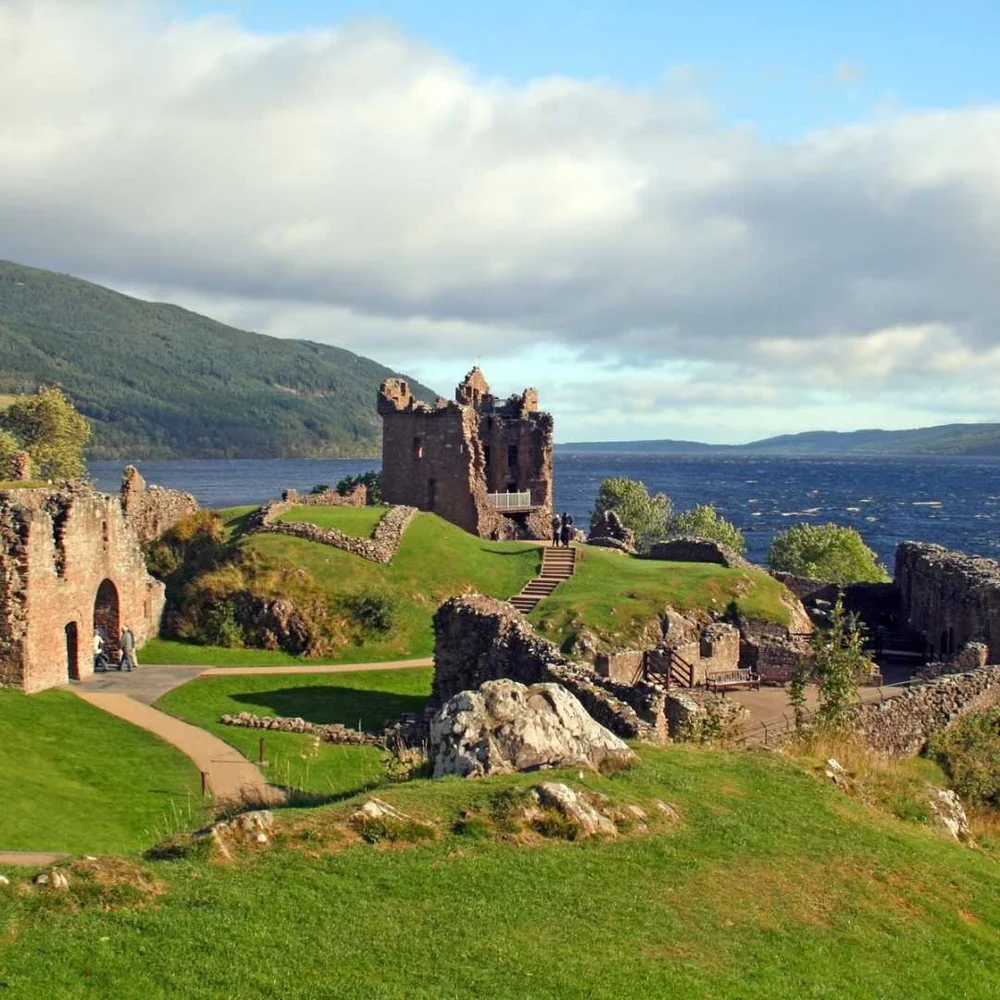 Urquhart Castle overlooking Loch Ness