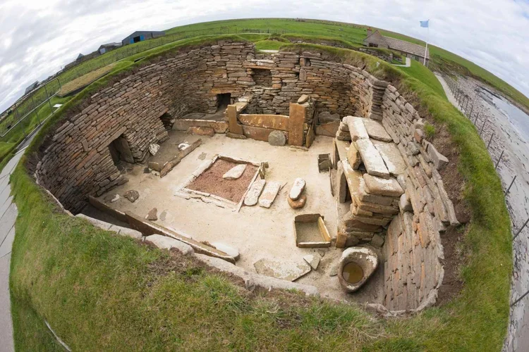 The Neolithic village of Skara Brae on Orkney
