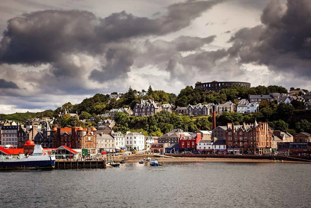The harbour town of Oban
