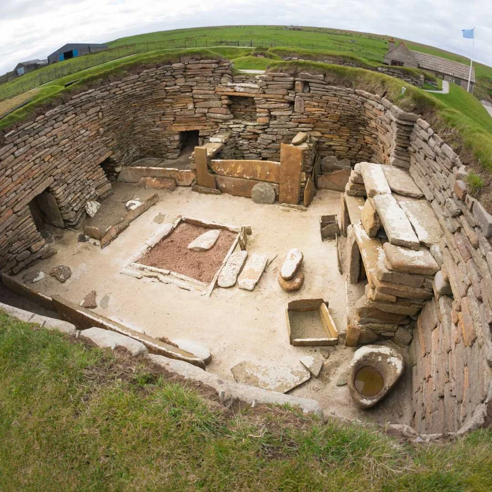 Neolithic settlement of Skara Brae in Orkney