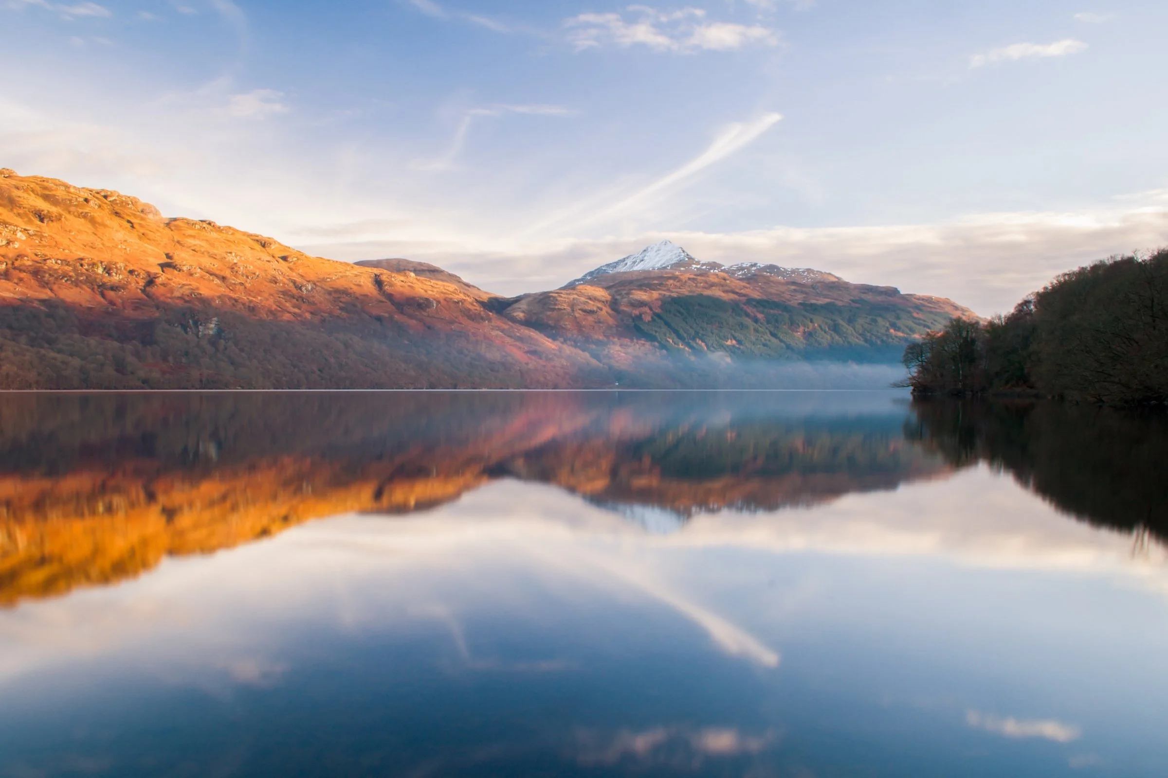 A dramatic Highland loch in Scotland
