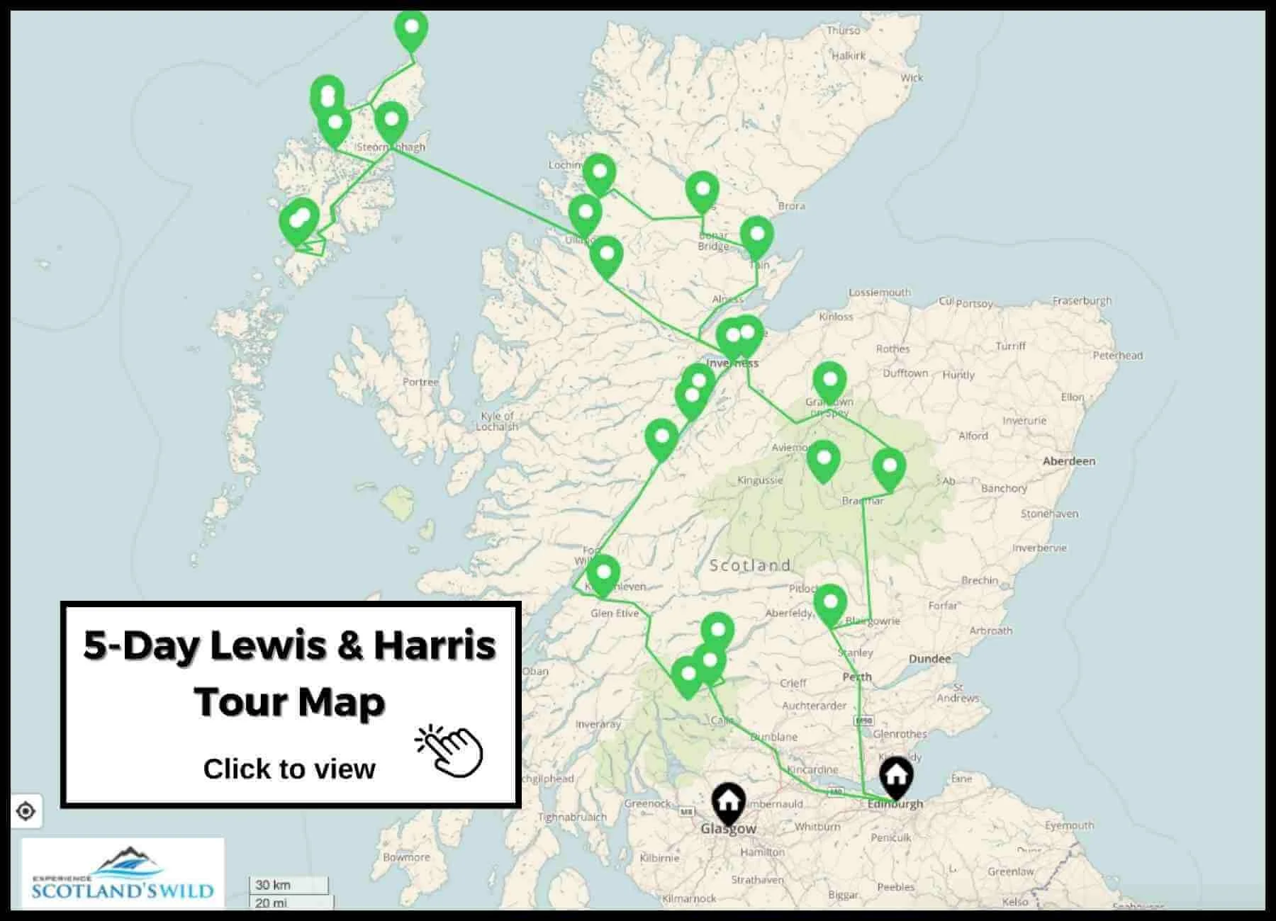 Aspc Lewis Map Tourist map of lewis and harris - Touristvisitorguides.com